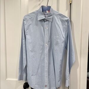 Vineyard Vines Blue Checkered Dress Shirt